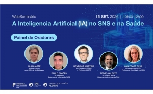 Webseminário «A Inteligência Artificial no SNS e na Saúde»