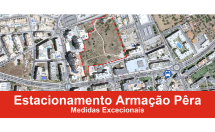 MEDIDAS EXCECIONAIS DE ESTACIONAMENTO EM ARMAÇÃO DE PÊRA