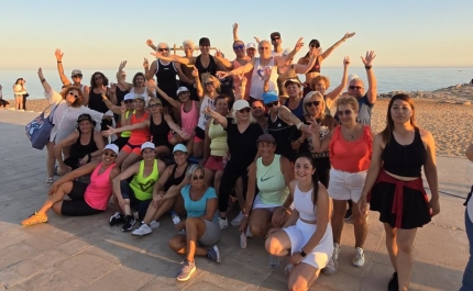 Bela Pereira transforma Zumba Sunset num fenómeno de Carisma e Superação em Quarteira 
