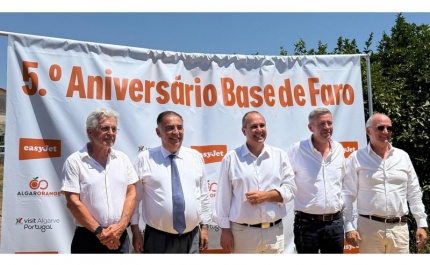 easyJet celebra o 5.º aniversário da sua base de Faro e reafirma compromisso com a região