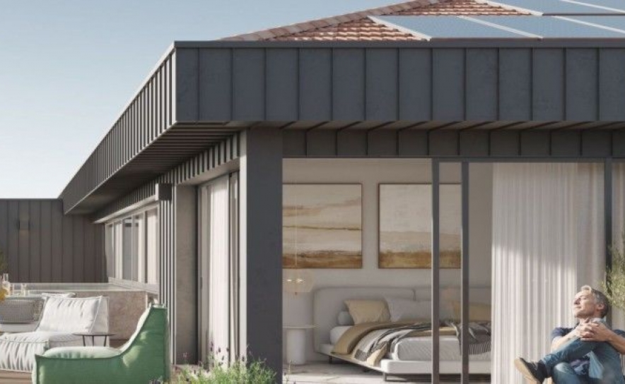 Nova construção e energia solar: casas que convertem o sol em poupança