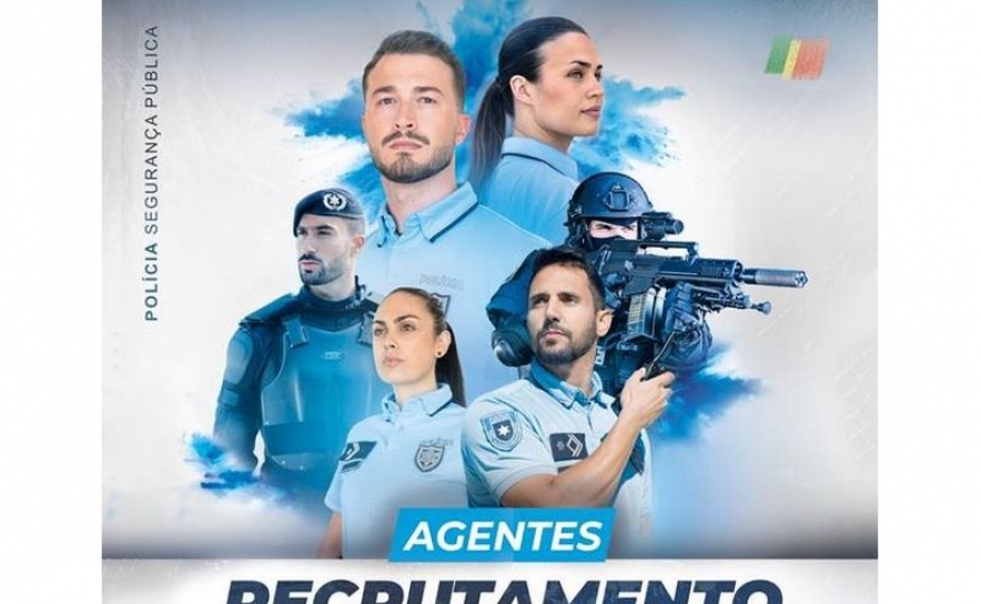 Concurso para admissão ao Curso de Formação de Agentes da PSP decorre até 25 de junho