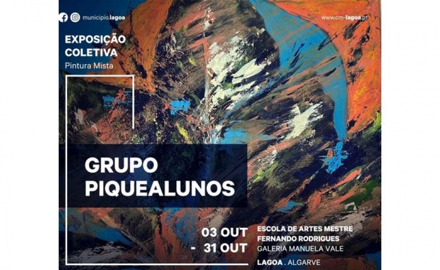 Exposição Coletiva de Pintura Mista | Grupo Piquealunos 