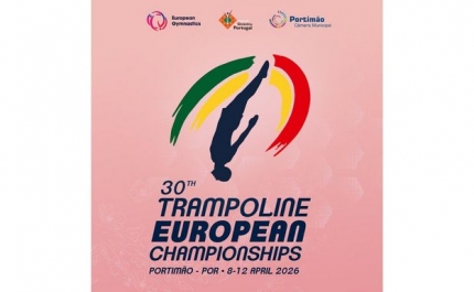 Três ginastas portugueses garantem presença em finais do Europeu de trampolins