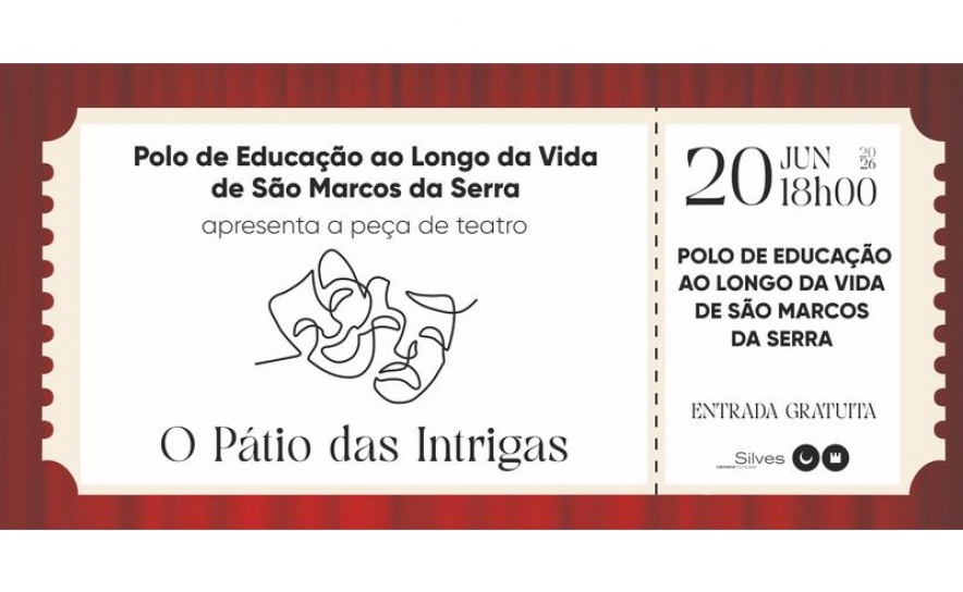 ARRANCAM A 20 DE JUNHO OS ESPETÁCULOS DE TEATRO DOS GRUPOS DOS POLOS DE EDUCAÇÃO AO LONGO DA VIDA DO CONCELHO DE SILVES