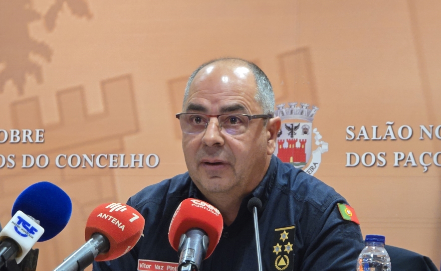 Comandante Regional de Emergência e Proteção Civil: Vitor Vaz Pinto