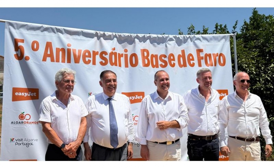 easyJet celebra o 5.º aniversário da sua base de Faro e reafirma compromisso com a região
